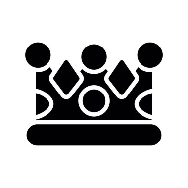 Taç simgesi, vektör illüstrasyonu