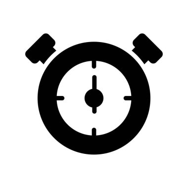 Saat simgesi. Basit tasarım