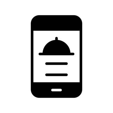 Şeffaf bir arkaplanda mobil vektör çizimi. Birinci kalite semboller. Konsept ve grafik tasarım için ince çizgi simgesi.