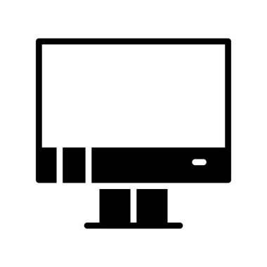 dizüstü bilgisayar simgesi, vektör illüstrasyonu