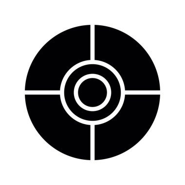 hedef simge vektör illüstrasyonu