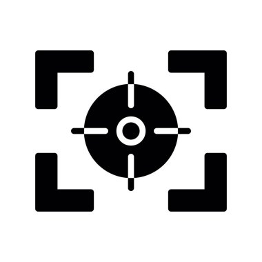 Moda biçimi izole edilmiş arkaplanda hedef simge