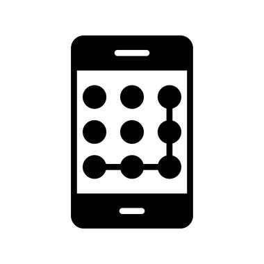 mobil vektör düz simge