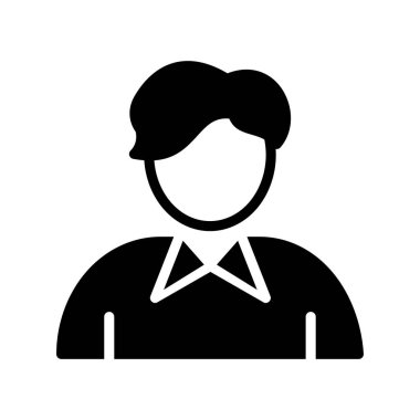 avatar vektör düz simge