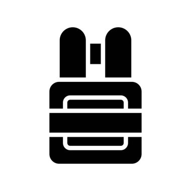 Seo ve simgenin vektör illüstrasyonu