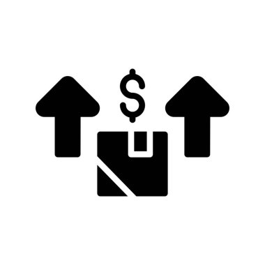 para simgesi, dolar sembolü, vektör illüstrasyonu