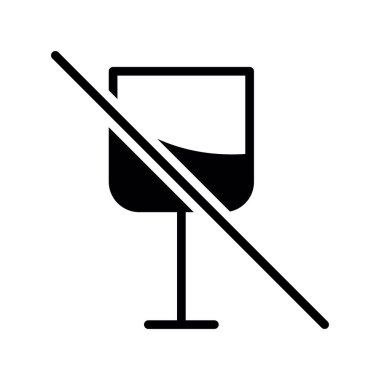 içecek simgesi, vektör illüstrasyonu