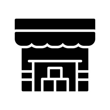 dükkan vektör illüstrasyonu