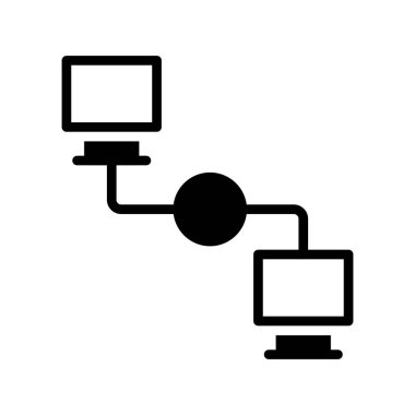 ağ paylaşım simgesi çizimi