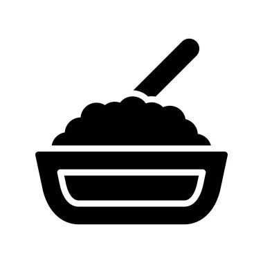 Gıda simgesinin vektör illüstrasyonu