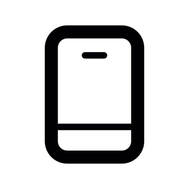 akıllı telefon vektörü ince çizgi simgesi