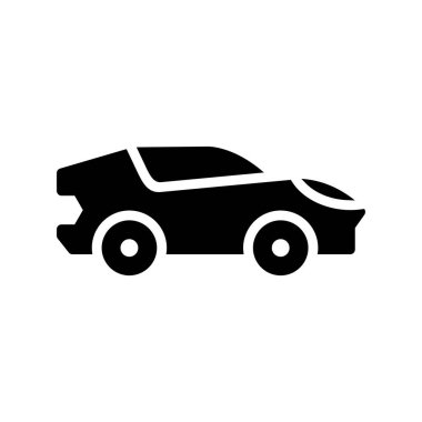 vektör siyah ve beyaz araba silueti