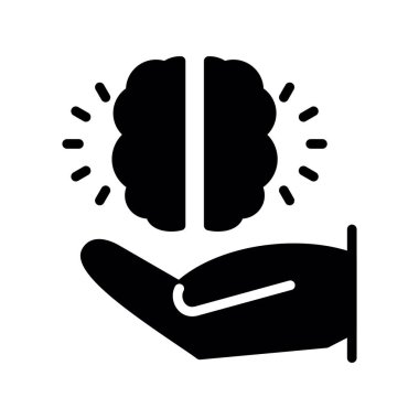 Beyin simgesi, insan zihni, insan kafa çizimi