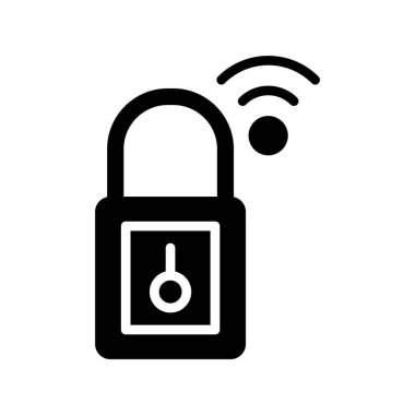 internet kilidi vektör dizaynı