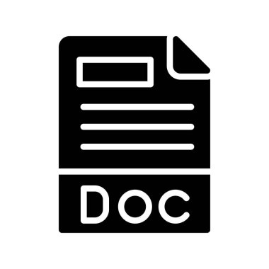 dosya biçimi simgesi, vektör illüstrasyonu