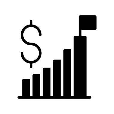 grafik vektör düz simgesi