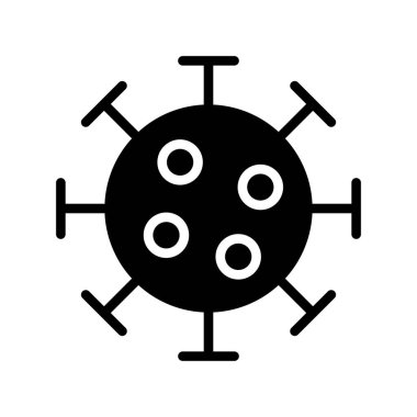 Coronavirüs ikonu. vektör illüstrasyonu.