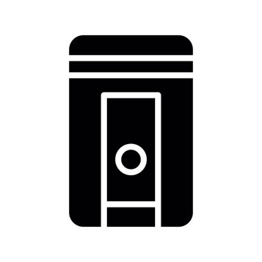 Modern binanın vektör illüstrasyon simgesi