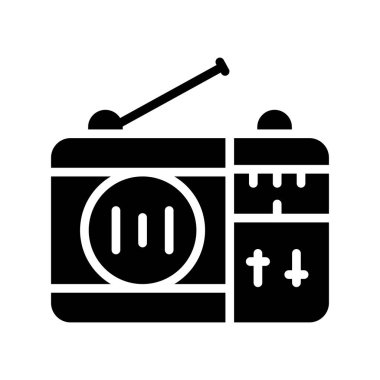 radyo kamera simgesi, özet biçimi