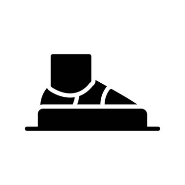 Şeffaf bir arkaplanda buz pateni vektör çizimi. Birinci kalite semboller. konsept ve grafik tasarımı için ince phs simgesi.