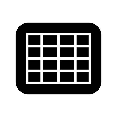 Klavye simgesi vektör illüstrasyonu