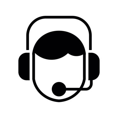 Müşteri servisi vektör simgesi