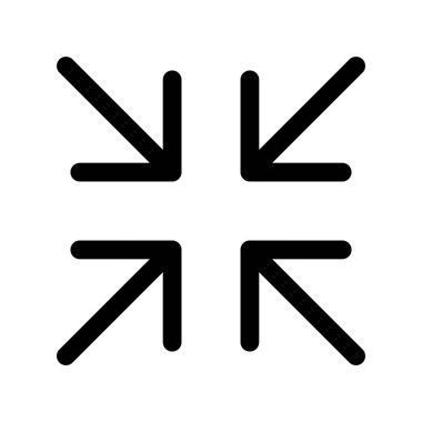 Beyaz arkaplanda yalıtılmış ok simgesi