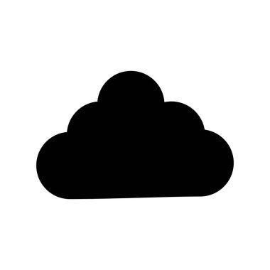 Bulut simgesi. vektör tasarımı