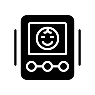 Modern b 'nin vektör illüstrasyonu eksik simgesi