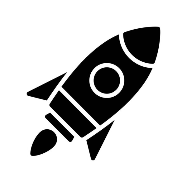 rocket icon vector illustration