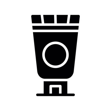 Kahve makinesi simgesinin vektör illüstrasyonu