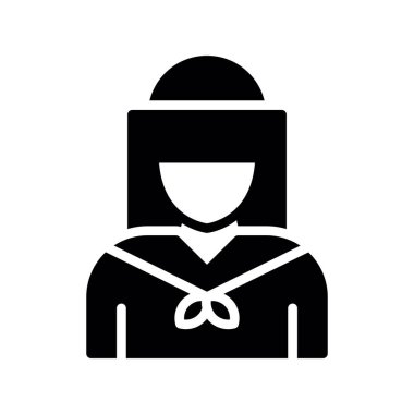 Müslüman ikonu vektör illüstrasyonu