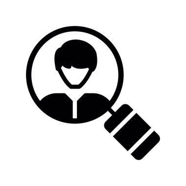 Arama simgesi vektör illüstrasyonu