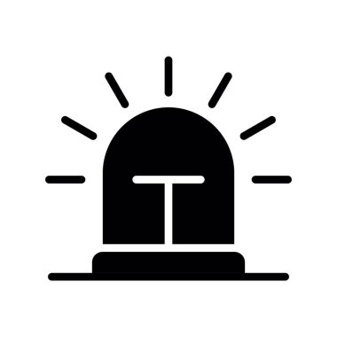 Bir ampulün vektör illüstrasyonu