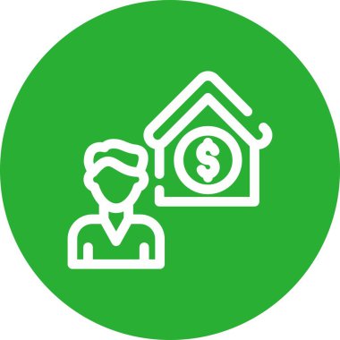 Vektör gayrimenkul kutsal kişilerin resmi, vektör çizim