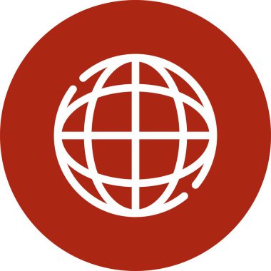 İllüstrasyon Dünya ikonu