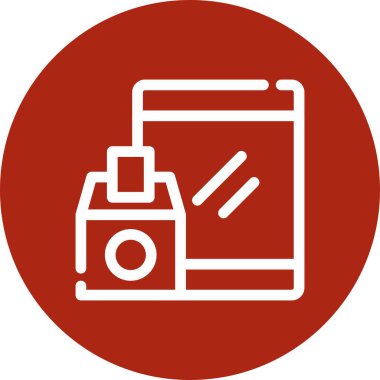 Vektör kamera Simgesi illüstrasyonu