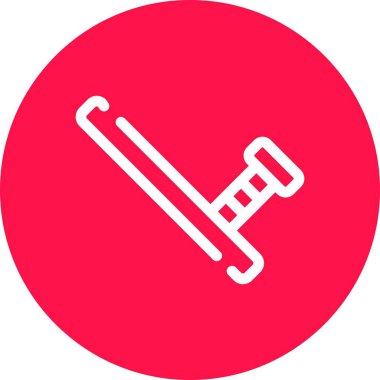 Bir termometre simgesinin vektör çizimi