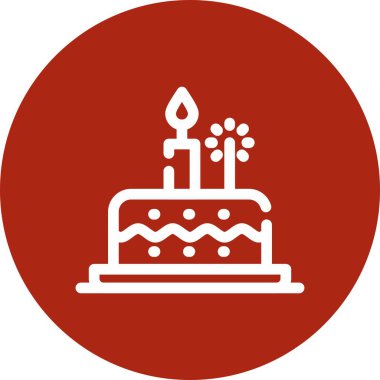 Pasta Vektörü Kabartma Simgesi Tasarımı