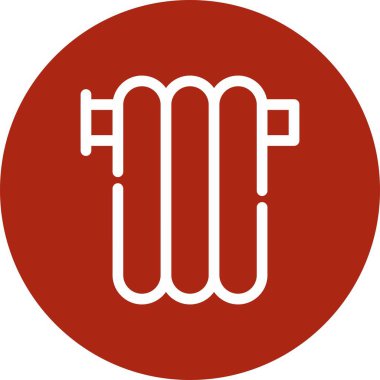 Bir kablo simgesinin vektör illüstrasyonu