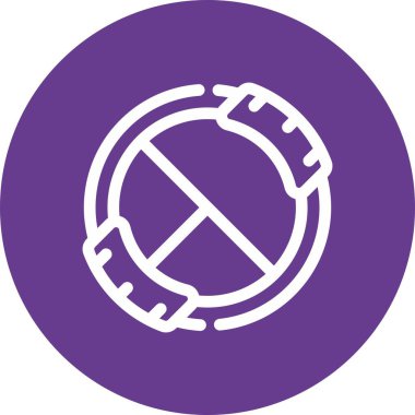 Vektör evrensel simgesi Trendy bakmak.