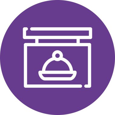 Eşsiz Evrak Çantası Vektör Satır Simgesi