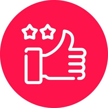 Simge vektör illüstrasyonunu Başparmaklar Yukarı