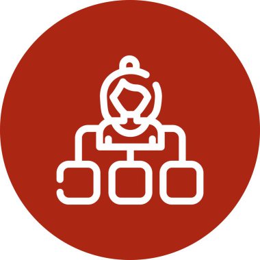 Benzersiz iş vektörü simgesi