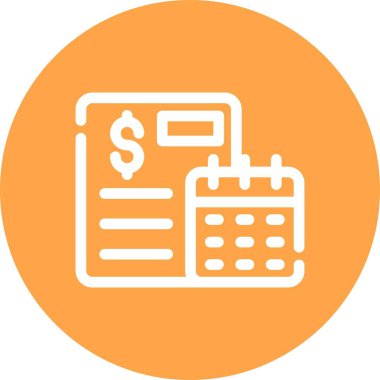 vektör dolar düz biçim simgesi