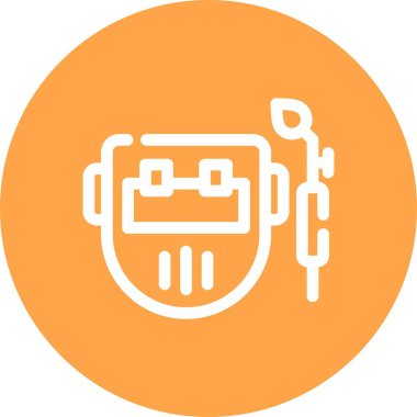 vektör robot simgesi, vektör illüstrasyonu