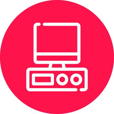 izleyici ikon vektör illüstrasyonu