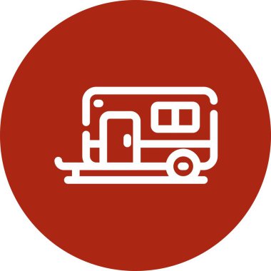 Kamp van vektör simgesi