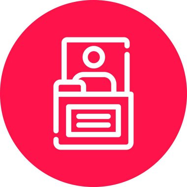 Bir kitap simgesinin vektör illüstrasyonu