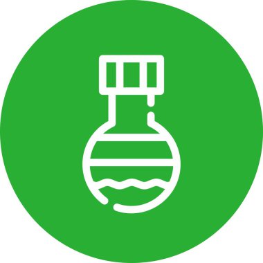 Bir şişe suyun vektör simgesi